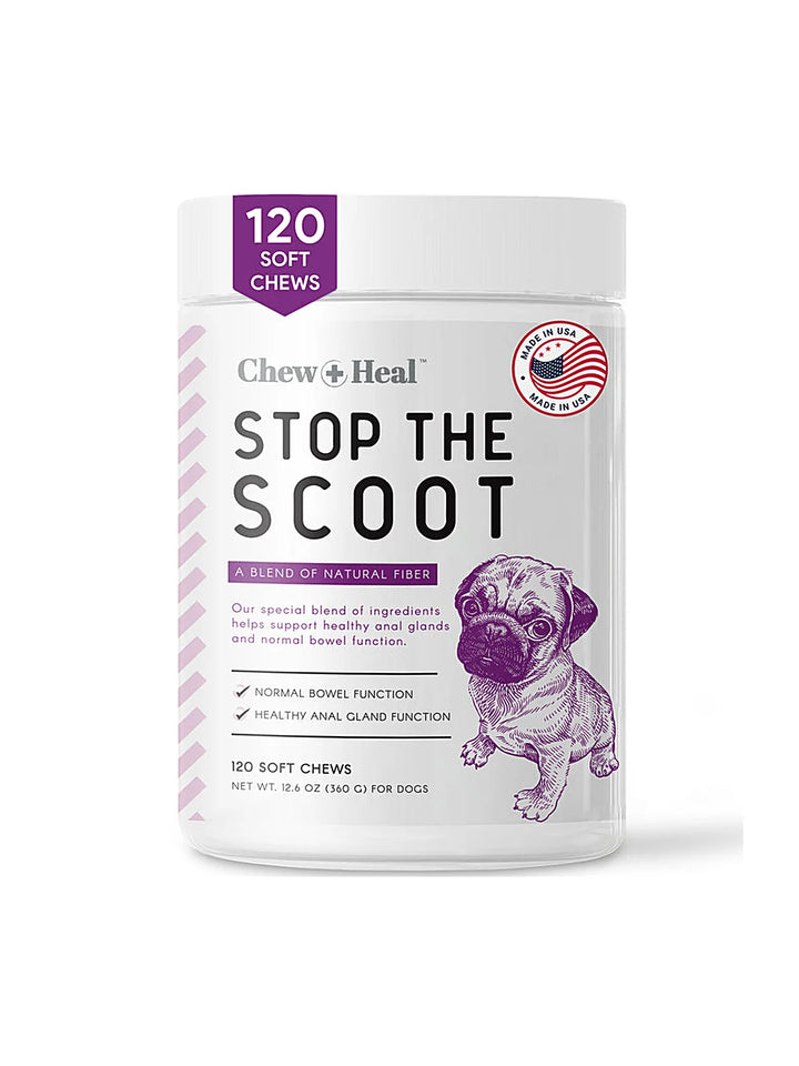 Stop the Scoot Anal Gland Support & Bowel Function Supplement for Dogs - Chews