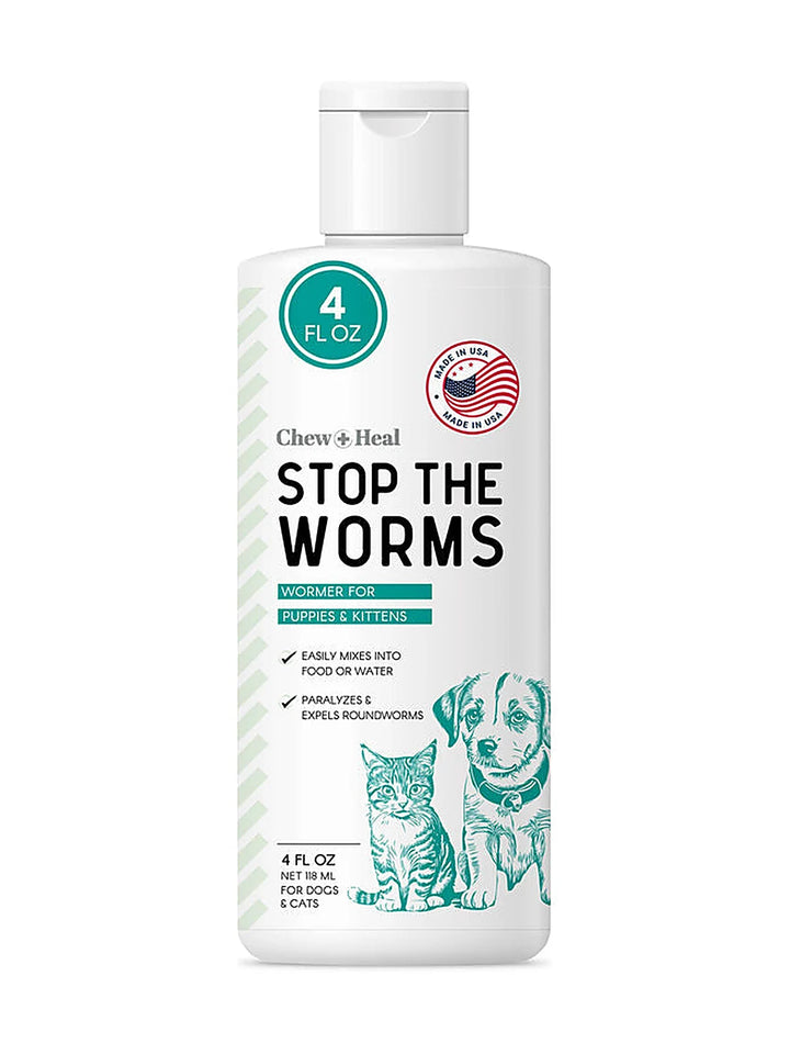 Stop The Worms Wormer for Puppies & Kittens 4oz