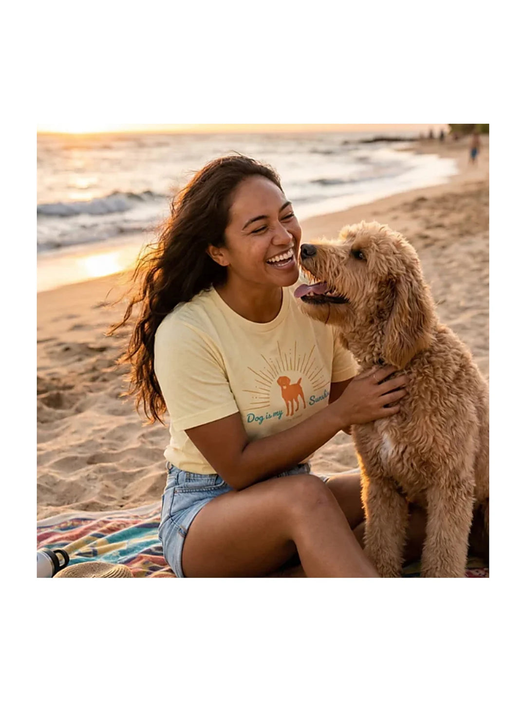 T-shirt: Dog is My Sunshine (Soft Yellow)