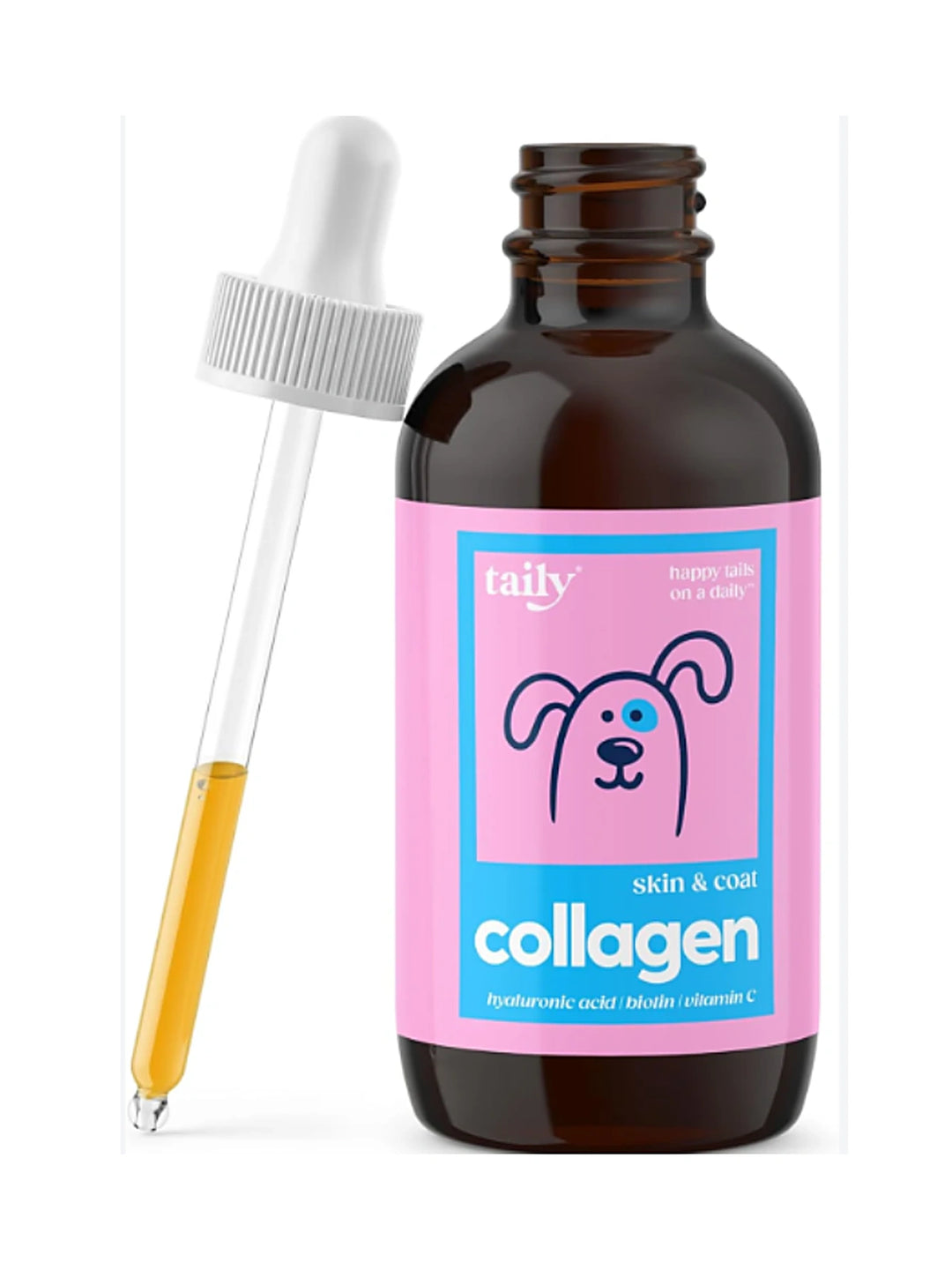 Taily Multivitamin with Liquid Collagen for Dogs and Cats, 4 oz