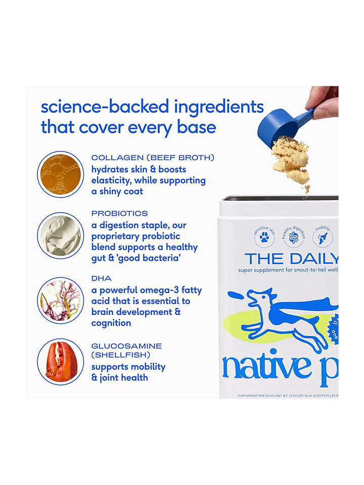 The Daily-Super supplement for snout-to-tail wellness