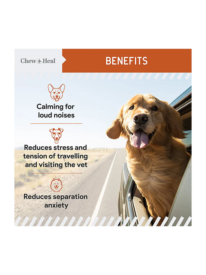 Calming Anxiety Relief Bites for Dogs - 60 Chews