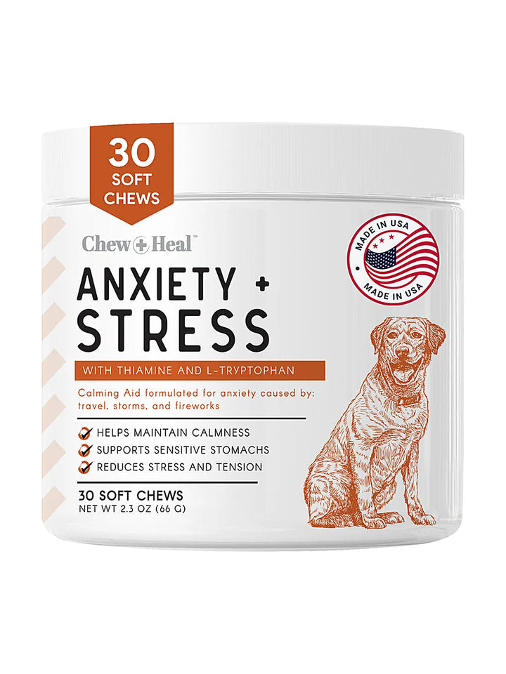 Chew Heal Anxiety and Stress Calming chews - 30 Ct