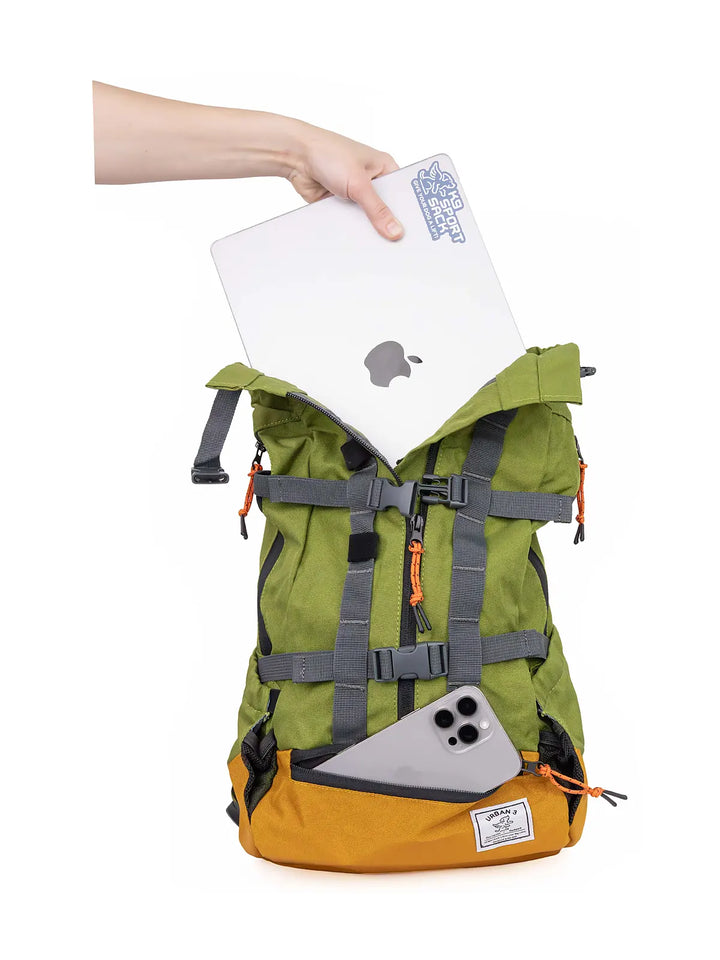 Urban 3  Dual Use Dog Carrier & Traditional Backpack - Green