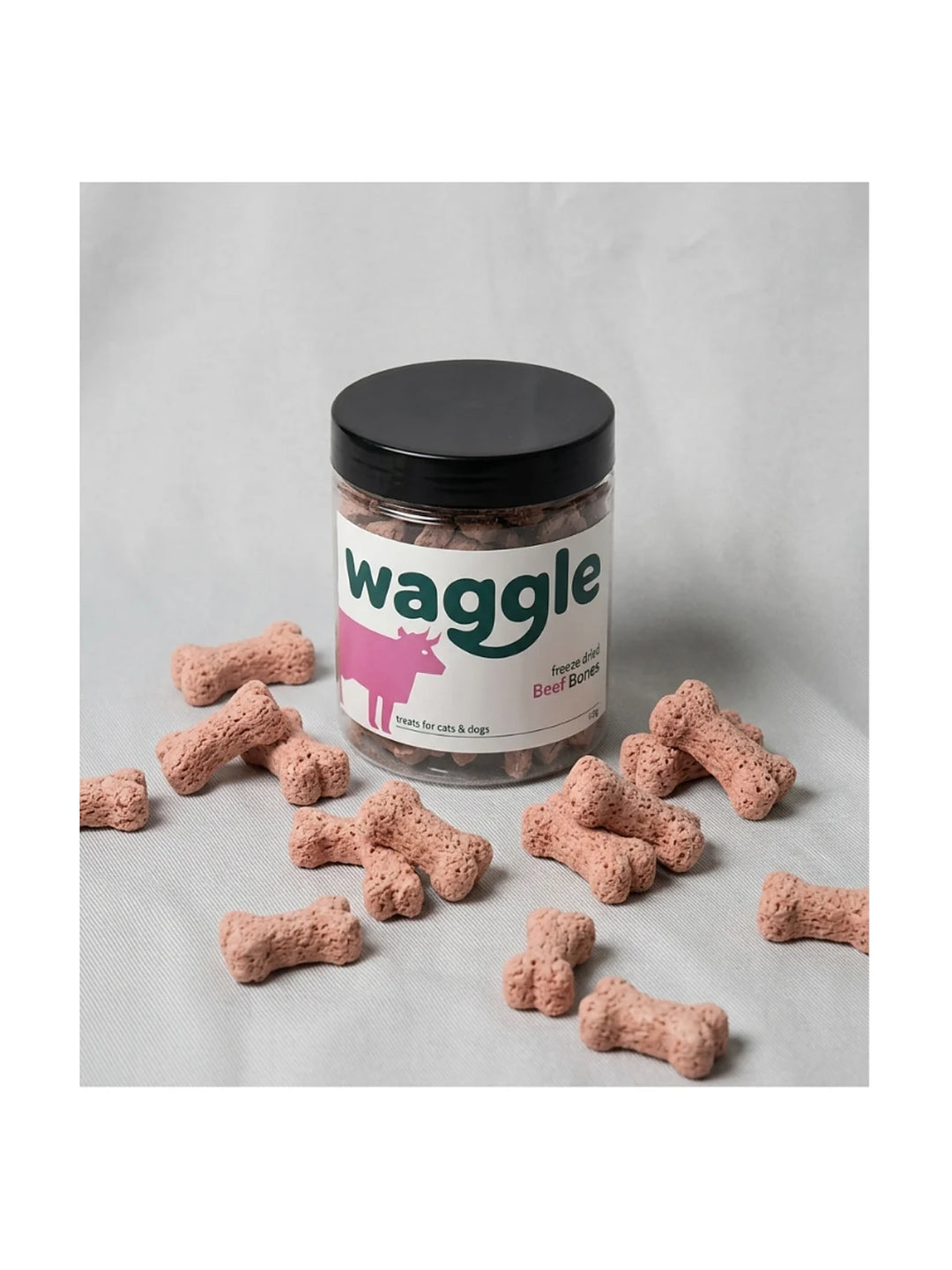 Waggle Freeze Dried Beef Bones Treats Cats & Dogs
