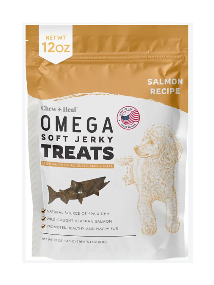 Wild Alaskan Omega Skin + Coat Salmon Soft Jerky Dog Treats