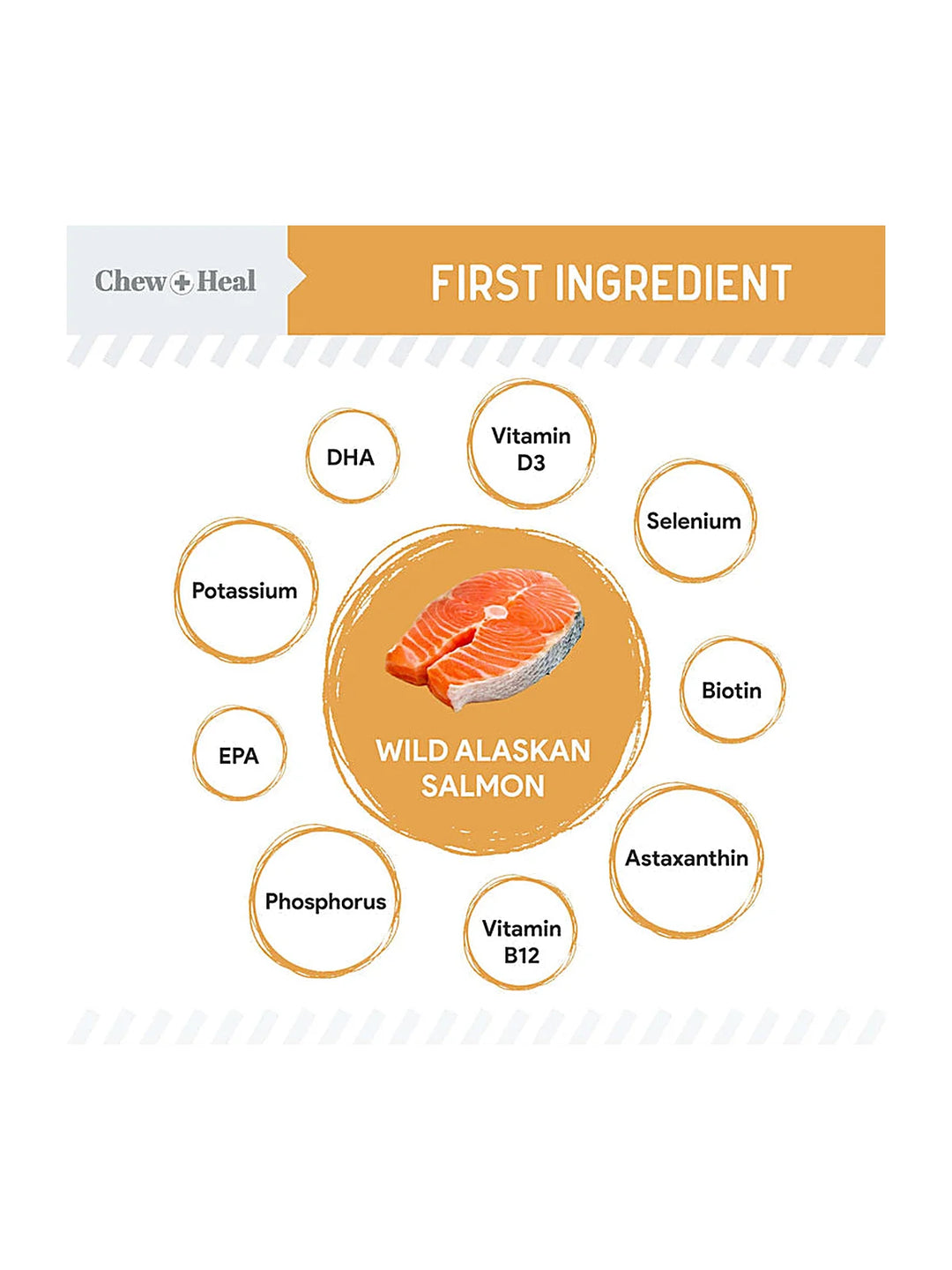 Wild Alaskan Omega Skin + Coat Salmon Soft Jerky Dog Treats