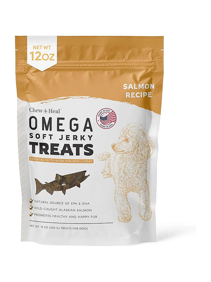 Wild Alaskan Omega Skin + Coat Salmon Soft Jerky Dog Treats