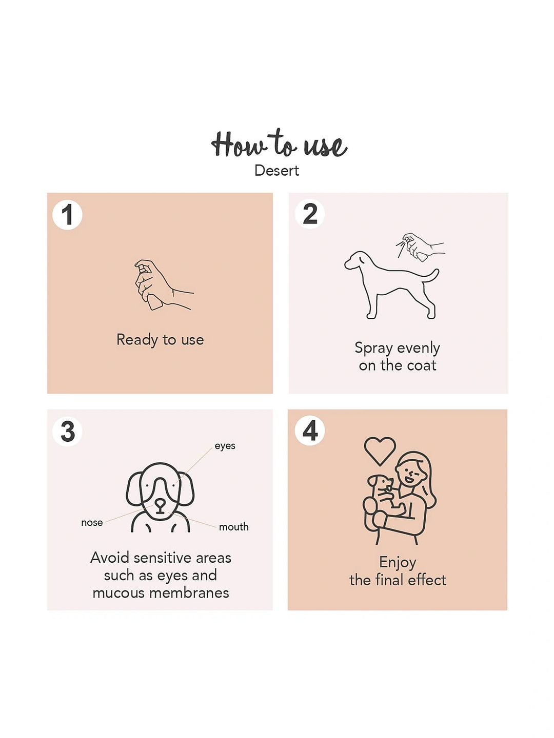 Yuup! Fashion Desert luxury perfume for pets 100ml