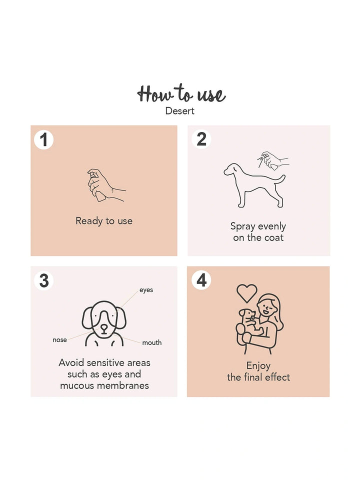 Yuup! Fashion Desert luxury perfume for pets 100ml