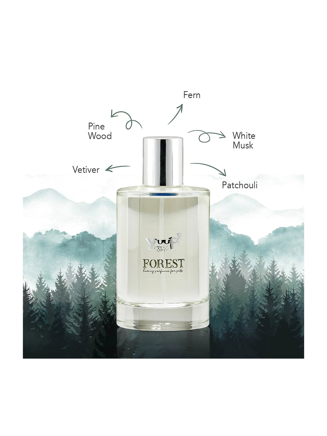 Yuup! Fashion Forest luxury perfume for pets 100ml