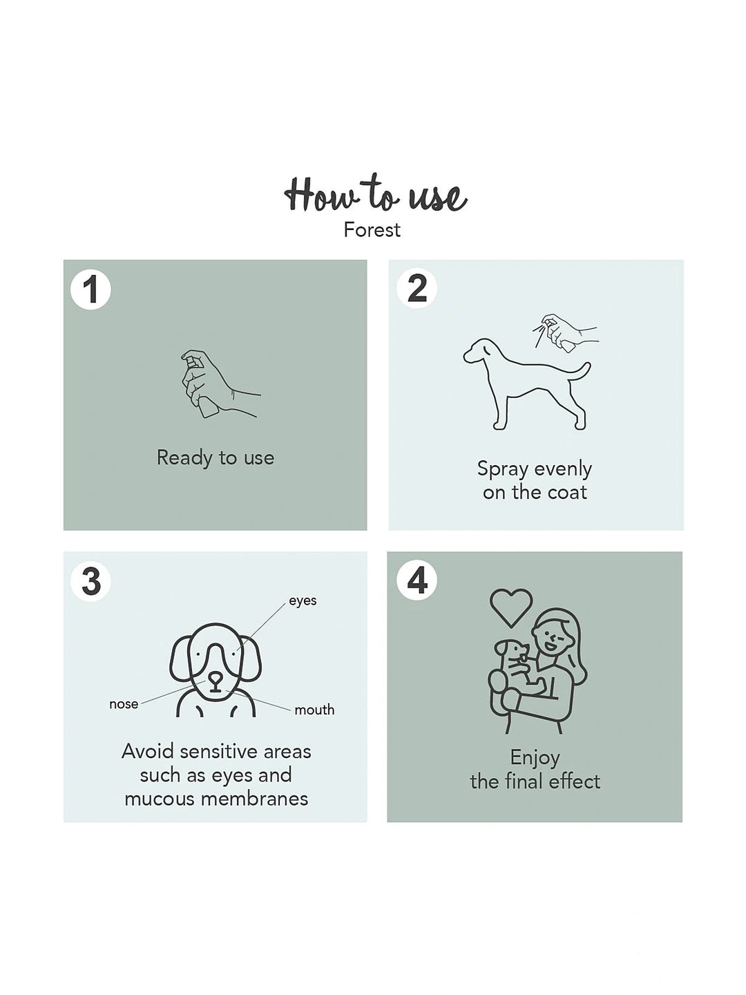 Yuup! Fashion Forest luxury perfume for pets 100ml