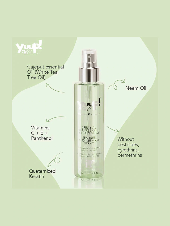 Yuup! Home - Tea Tree and Neem Oil Spray 150ml / 5fl.oz